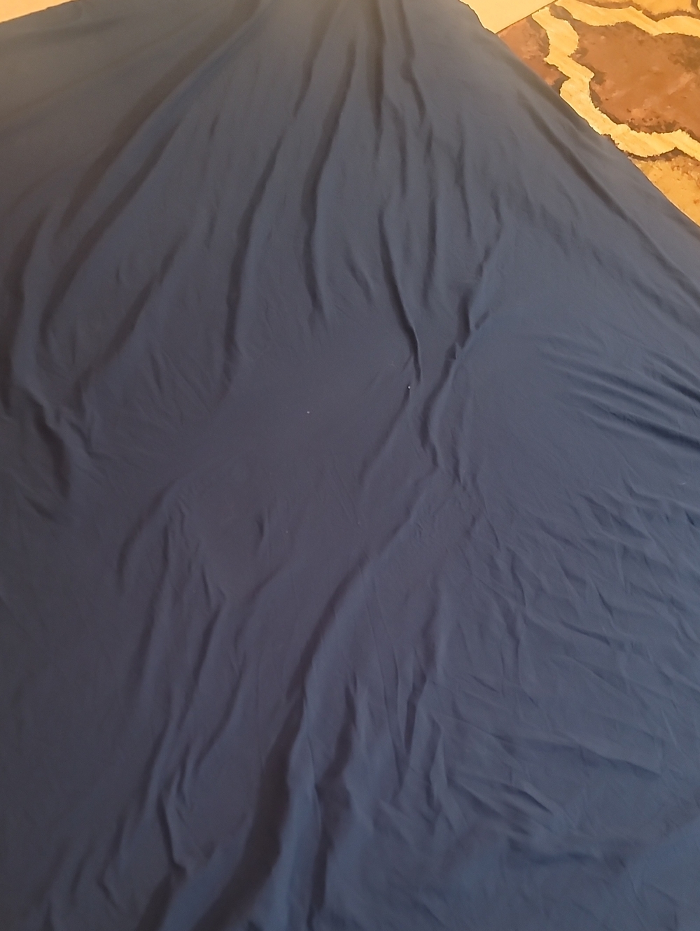 Solid Navy Blue Queen Fitted Sheet And Sheet Set